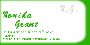 monika grant business card